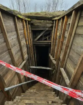 Shaft bunton and station repairs - view 1